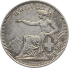 Schweiz 1 Franken 1860 B - sitzende Helvetia